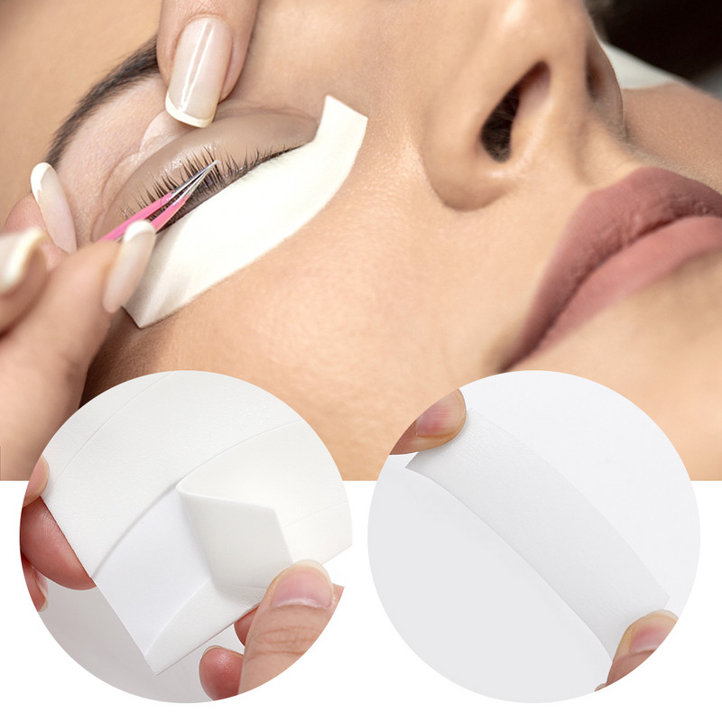 1 rulonas vienkartinis dirbtinių blakstienų pleistras akių makiažui, apsaugantis blakstienas po akimis.