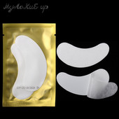 50 pairs New Elashes Paper Patches Under Eye Pads Lash Paper Patch Eye Tips Αυτοκόλλητο Wraps Eyelash Extension Tools Make up