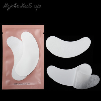 50 pairs New Elashes Paper Patches Under Eye Pads Lash Paper Patch Eye Tips Αυτοκόλλητο Wraps Eyelash Extension Tools Make up