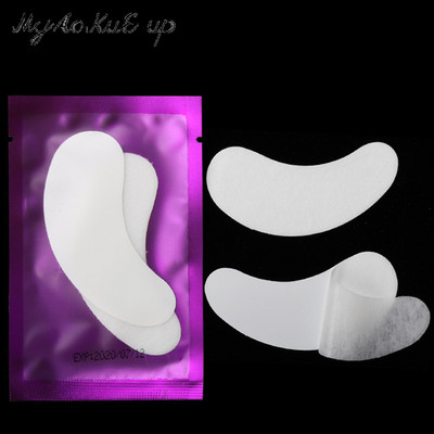 50 pairs New Elashes Paper Patches Under Eye Pads Lash Paper Patch Eye Tips Αυτοκόλλητο Wraps Eyelash Extension Tools Make up