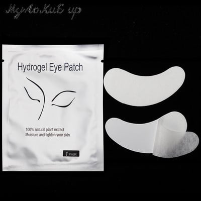 50 pairs New Elashes Paper Patches Under Eye Pads Lash Paper Patch Eye Tips Αυτοκόλλητο Wraps Eyelash Extension Tools Make up