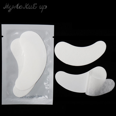 50 pairs New Elashes Paper Patches Under Eye Pads Lash Paper Patch Eye Tips Αυτοκόλλητο Wraps Eyelash Extension Tools Make up