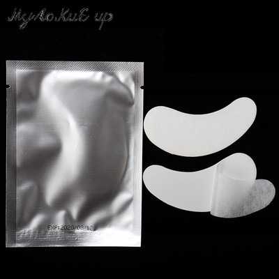 50 pairs New Elashes Paper Patches Under Eye Pads Lash Paper Patch Eye Tips Αυτοκόλλητο Wraps Eyelash Extension Tools Make up