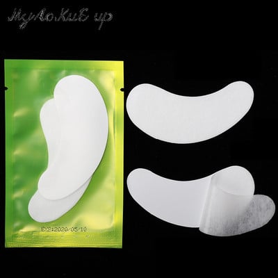 50 pairs New Elashes Paper Patches Under Eye Pads Lash Paper Patch Eye Tips Αυτοκόλλητο Wraps Eyelash Extension Tools Make up