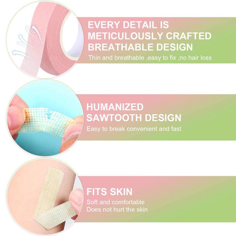 3 buc. gene altoite japoneze sub tampoane bandă găuri de izolare patch-uri respirabile adezive gene extensie bandă hârtie pentru ochi