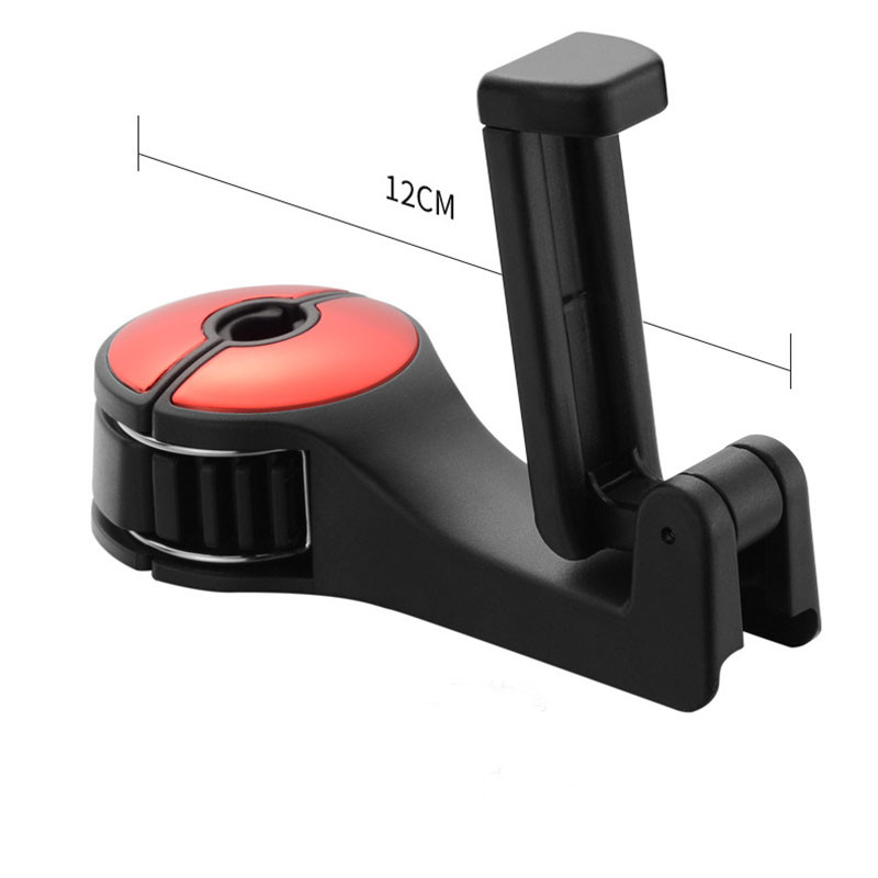 1db autós fejtámla akasztó és telefontartó ülés háttámla akasztója a hátsó ülés bölcsőhöz klipszekhez a telefonhoz való dropshippinghez