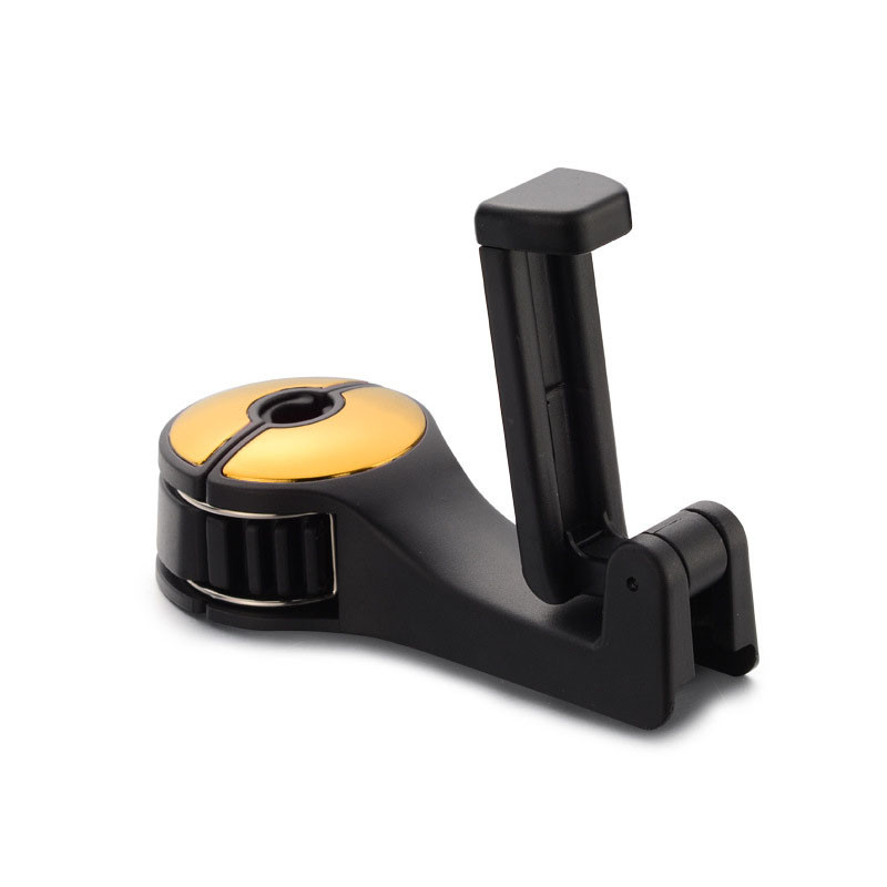 1db autós fejtámla akasztó és telefontartó ülés háttámla akasztója a hátsó ülés bölcsőhöz klipszekhez a telefonhoz való dropshippinghez