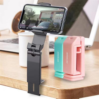 Car Mobile Phone Holder Silicone Pad Adjustable Foldable Swivel Clip Lazy Travel Broadcast  Phone Bracket Stand Car Accessories