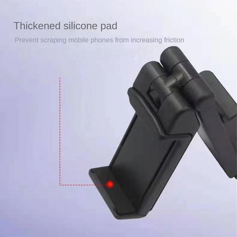 Auto mobiiltelefoni hoidik silikoonpadi reguleeritav kokkupandav pööratav klamber Lazy Travel Broadcast telefonihoidiku alus Autotarvikud