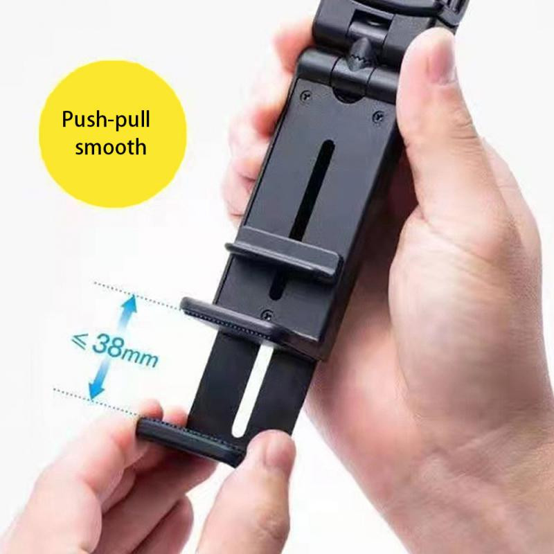 Auto mobiiltelefoni hoidik silikoonpadi reguleeritav kokkupandav pööratav klamber Lazy Travel Broadcast telefonihoidiku alus Autotarvikud