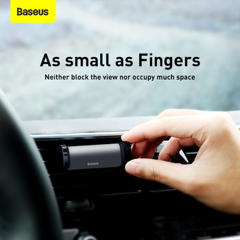 Βάση τηλεφώνου αυτοκινήτου Baseus για iPhone 14 13 Pro Samsung S22 Xiaomi Huawei Αυτόματη βάση στήριξης αεραγωγού για Smartphone Βάση υποστήριξης GPS