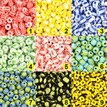 Περίπου 4mm Καρπούζι γυάλινες χάντρες 6/0 Charms Spacer Beads for Jewelry Making DIY Handmade for Women Jewelry Bead Kralen Crafts