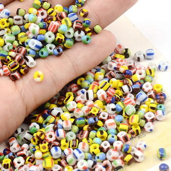 Περίπου 4mm Καρπούζι γυάλινες χάντρες 6/0 Charms Spacer Beads for Jewelry Making DIY Handmade for Women Jewelry Bead Kralen Crafts