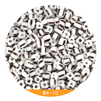 Περίπου 4mm Καρπούζι γυάλινες χάντρες 6/0 Charms Spacer Beads for Jewelry Making DIY Handmade for Women Jewelry Bead Kralen Crafts