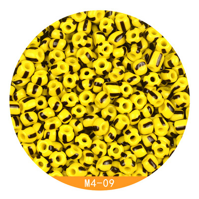 Περίπου 4mm Καρπούζι γυάλινες χάντρες 6/0 Charms Spacer Beads for Jewelry Making DIY Handmade for Women Jewelry Bead Kralen Crafts