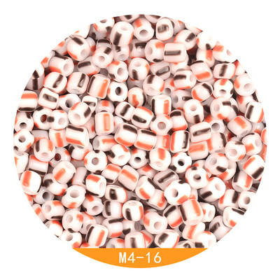 Περίπου 4mm Καρπούζι γυάλινες χάντρες 6/0 Charms Spacer Beads for Jewelry Making DIY Handmade for Women Jewelry Bead Kralen Crafts
