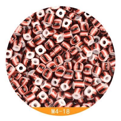 Περίπου 4mm Καρπούζι γυάλινες χάντρες 6/0 Charms Spacer Beads for Jewelry Making DIY Handmade for Women Jewelry Bead Kralen Crafts