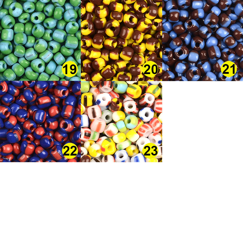 Περίπου 4mm Καρπούζι γυάλινες χάντρες 6/0 Charms Spacer Beads for Jewelry Making DIY Handmade for Women Jewelry Bead Kralen Crafts