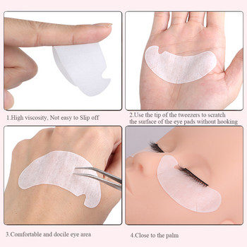 U Shape Eye Mask Extend Eyelash Lint Free 10 Pairs Eye Pad Hydrogel Patch DIY Εργαλείο ομορφιάς μακιγιάζ επιμήκυνσης ψεύτικων βλεφαρίδων