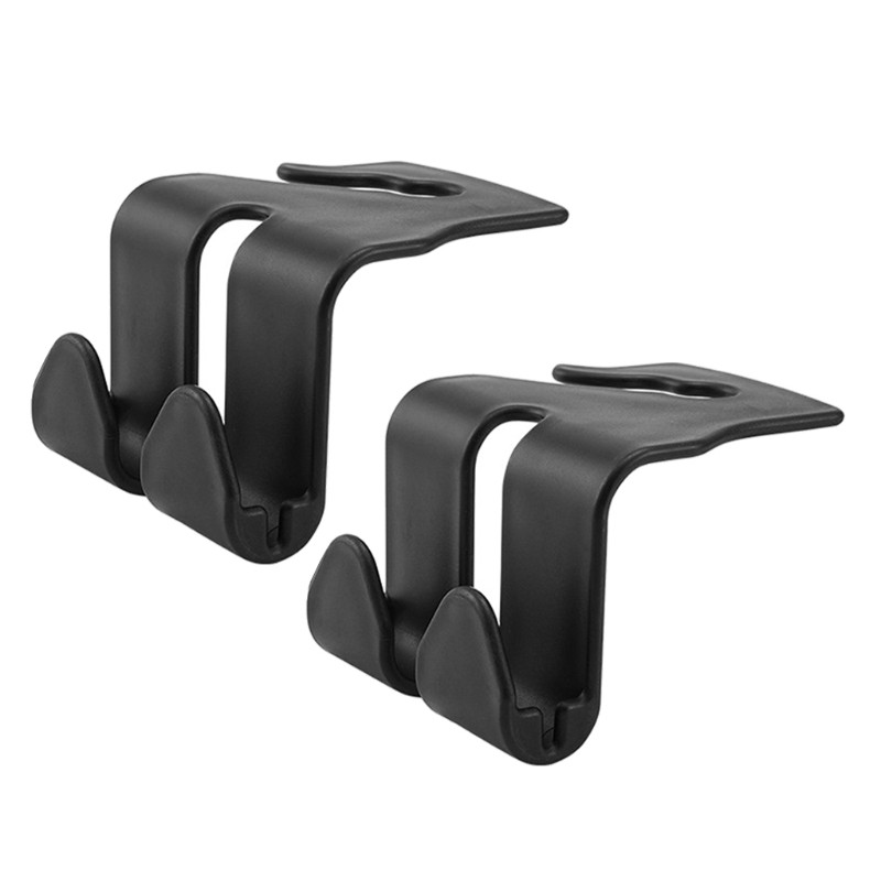 2-komplektne auto SEATi peatoe konksude jaoks Universaalne tagakülg SEAT riidepuu hoidmiseks Topeltkonks käekoti ja rahakoti jaoks.