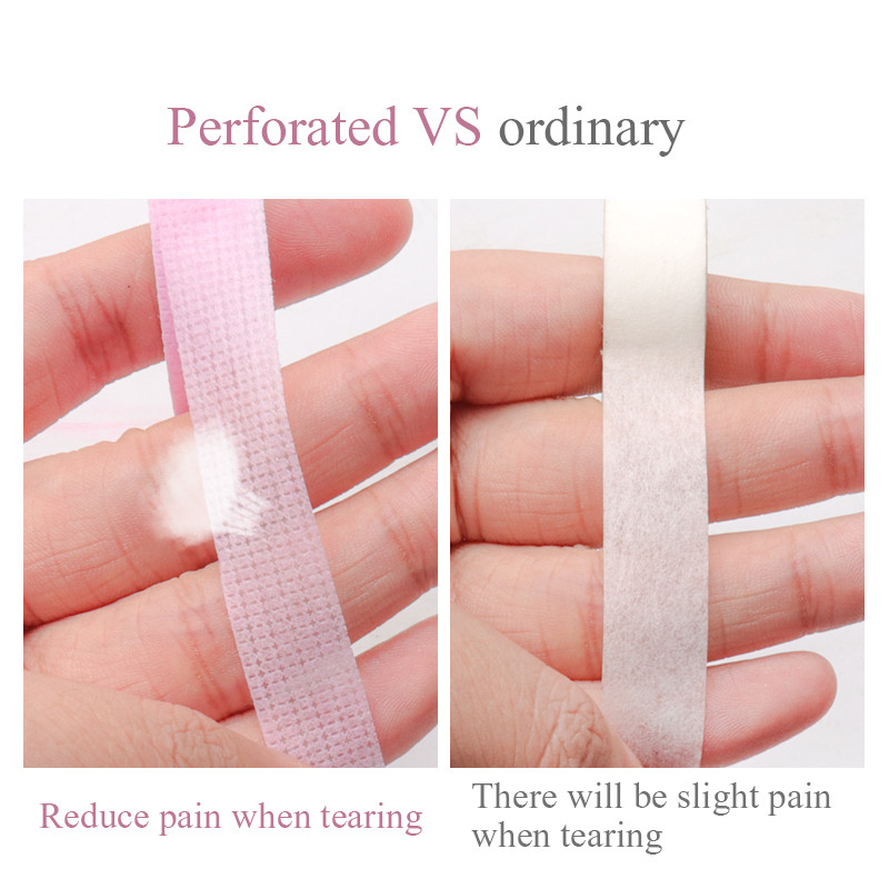 10 τμχ Ταινία βλεφαρίδων Μη υφαντό ύφασμα που αναπνέει Cinta Micropore Eyelash Extension Patch Αυτοκόλλητα Αυτοκόλλητα Εργαλείο μακιγιάζ