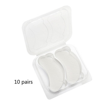 10 чифта подложка за мигли Гел лепенка Присаждане на мигли под корейски лепенка за очи Стикер за удължаване на мигли Опаковки за жени Инструменти за грим