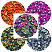 30 tk/partii 10 mm Halloweeni savihelmed Polümeersavist vahehelmed ehete valmistamiseks DIY käsitsi valmistatud käsitöö Halloweeni kaunistus