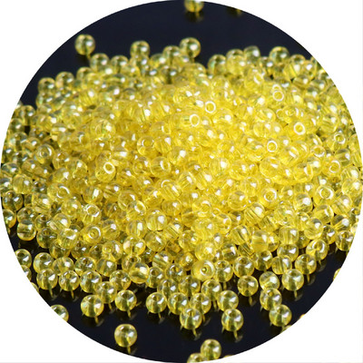 Ühtsed 2/3/4 mm Olingi läbipaistvad klaasist seemnehelmed Värvilised Tšehhi ümmargused vahehelmed isetegemise jaoks ehete käevõru valmistamise tarvikud