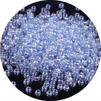 Ühtsed 2/3/4 mm Olingi läbipaistvad klaasist seemnehelmed Värvilised Tšehhi ümmargused vahehelmed isetegemise jaoks ehete käevõru valmistamise tarvikud