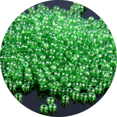 Ühtsed 2/3/4 mm Olingi läbipaistvad klaasist seemnehelmed Värvilised Tšehhi ümmargused vahehelmed isetegemise jaoks ehete käevõru valmistamise tarvikud