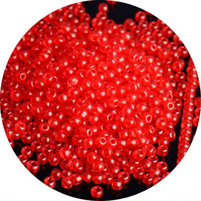 Ühtsed 2/3/4 mm Olingi läbipaistvad klaasist seemnehelmed Värvilised Tšehhi ümmargused vahehelmed isetegemise jaoks ehete käevõru valmistamise tarvikud