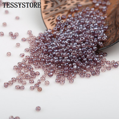 1000 tk 2mm läbipaistvad värvid läikivat klaasist seemnehelmed üliväikesed Austria kristallist vahehelmed ehete valmistamise tarvikute jaoks