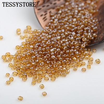 1000 tk 2mm läbipaistvad värvid läikivat klaasist seemnehelmed üliväikesed Austria kristallist vahehelmed ehete valmistamise tarvikute jaoks