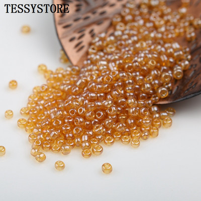 1000 tk 2mm läbipaistvad värvid läikivat klaasist seemnehelmed üliväikesed Austria kristallist vahehelmed ehete valmistamise tarvikute jaoks