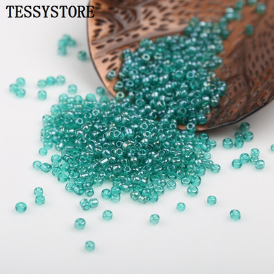 1000 tk 2mm läbipaistvad värvid läikivat klaasist seemnehelmed üliväikesed Austria kristallist vahehelmed ehete valmistamise tarvikute jaoks