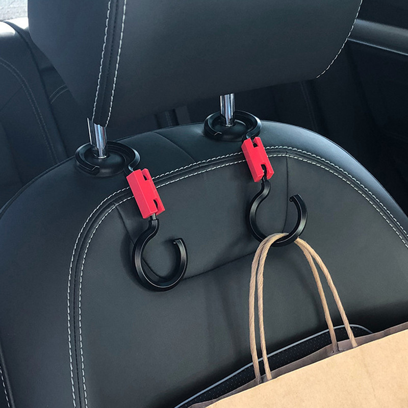 1 ζεύγος Προσκέφαλο Αυτοκινήτου Γάντζος Κάθισμα Πλάτη ABS Γάντζος Φορητό κρεμαστή θήκη ρούχων Ρυθμιζόμενη Περιστρεφόμενη ντουλάπα κρεβατοκάμαρας Γάντζοι Αρκούδα 6 KG