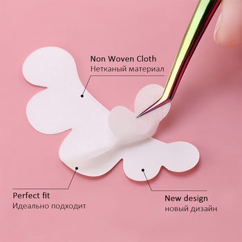 50 Pairs Lash Extension Eye Stickers Hydrogel Patches Grafting Eyelashes Under Eye Pad Gel Επαγγελματικό εργαλείο μακιγιάζ για βλεφαρίδες