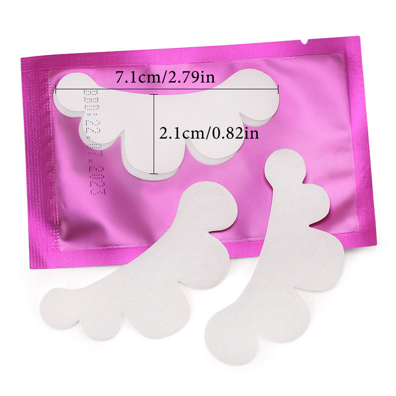 50 paari ripsmepikendusega silmakleebised hüdrogeelplaastrid ripsmete pookimine silmapadjakeste alla Professionaalne ripsmeplaastri meigitööriist