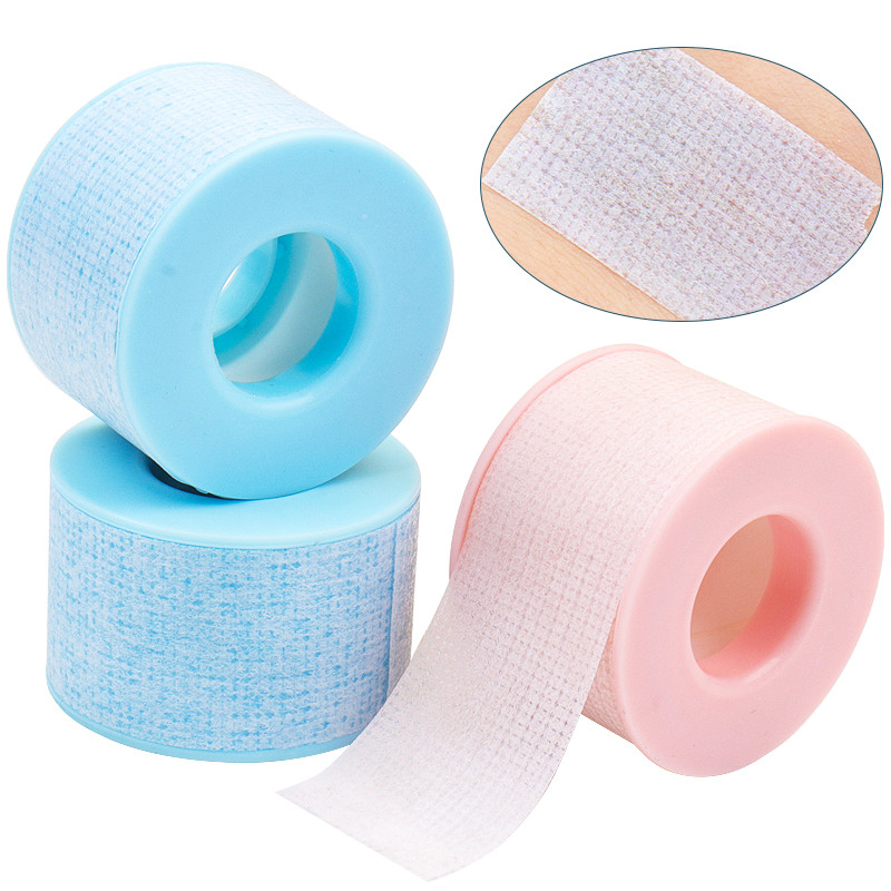 3,6 m szempilla hosszabbító szalag kék mikropórusos nem szőtt szövet emelő szemhéjak szempilla ragadós ragasztószalag sminkeszközökhöz