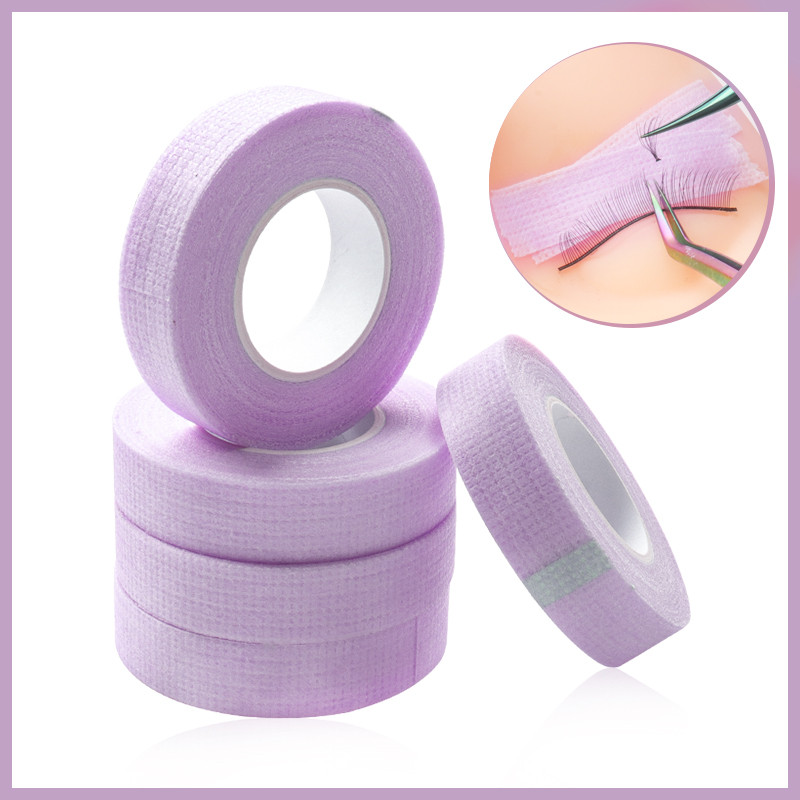 3 Rolls Profesionalios blakstienų juostos lipnios medžiagos Neaustinis audinys Blakstienų juostos Blakstienų lipnus makiažo reikmenys grožio salonui