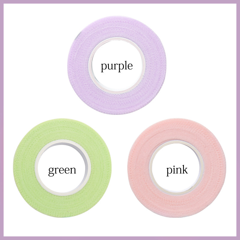 3 Rolls Profesionalios blakstienų juostos lipnios medžiagos Neaustinis audinys Blakstienų juostos Blakstienų lipnus makiažo reikmenys grožio salonui