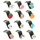 1vnt Universalus automobilio sėdynės atlošo kablys Mielas animacinių filmų sėdynės kablys Automatinis saugojimas Galinės sėdynės kablys Vidinis pakabos laikiklio priedai