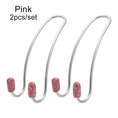 2 pakuotės sėdynės atlošo organizatoriai Bling Diamond universalūs automobilio pakabos galvos atramų krepšio stovas, tvirtas, patvarus, automatinis užpakalinės sėdynės laikymo kabliukai