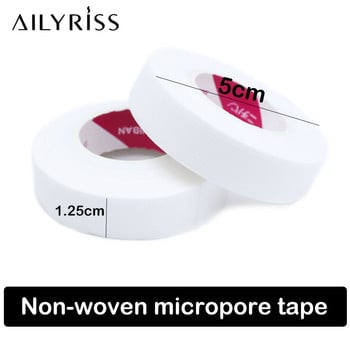 1/2/3/5 Rolls Αυτοκόλλητη ταινία Fase Eyelash Patches for Eyelash Extension Tape Under Eye Pad Microporous Medical PE Stickers Tools