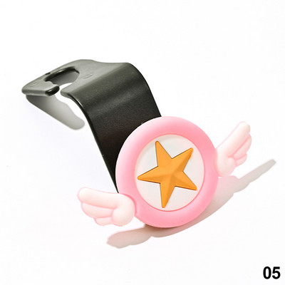 Animacinių filmų automobilio sėdynės atlošo kablys Universalūs nešiojamieji automobilio priedai Vidinis pakabos laikiklis Sandėliavimas automobilio krepšiui, piniginės audeklui papuošti