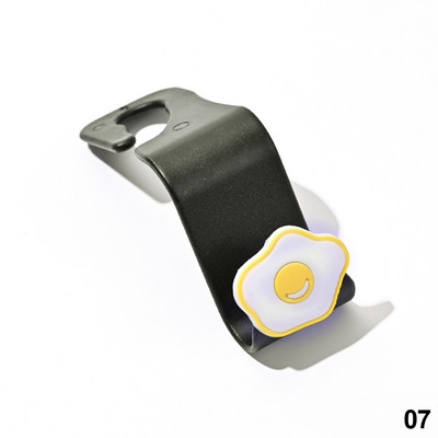 Animacinių filmų automobilio sėdynės atlošo kablys Universalūs nešiojamieji automobilio priedai Vidinis pakabos laikiklis Sandėliavimas automobilio krepšiui, piniginės audeklui papuošti