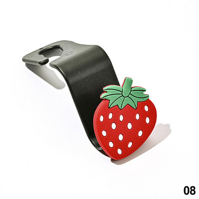 Animacinių filmų automobilio sėdynės atlošo kablys Universalūs nešiojamieji automobilio priedai Vidinis pakabos laikiklis Sandėliavimas automobilio krepšiui, piniginės audeklui papuošti