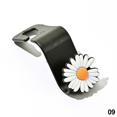 Animacinių filmų automobilio sėdynės atlošo kablys Universalūs nešiojamieji automobilio priedai Vidinis pakabos laikiklis Sandėliavimas automobilio krepšiui, piniginės audeklui papuošti