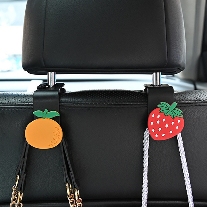 Animacinių filmų automobilio sėdynės atlošo kablys Universalūs nešiojamieji automobilio priedai Vidinis pakabos laikiklis Sandėliavimas automobilio krepšiui, piniginės audeklui papuošti