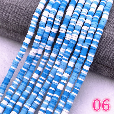 Naujas 4x1 mm plokščias apvalus rankų darbo apvalus polimerinio molio drožlių diskas laisvas tarpiklis papuošalams gaminti „pasidaryk pats“ karolių apyrankė